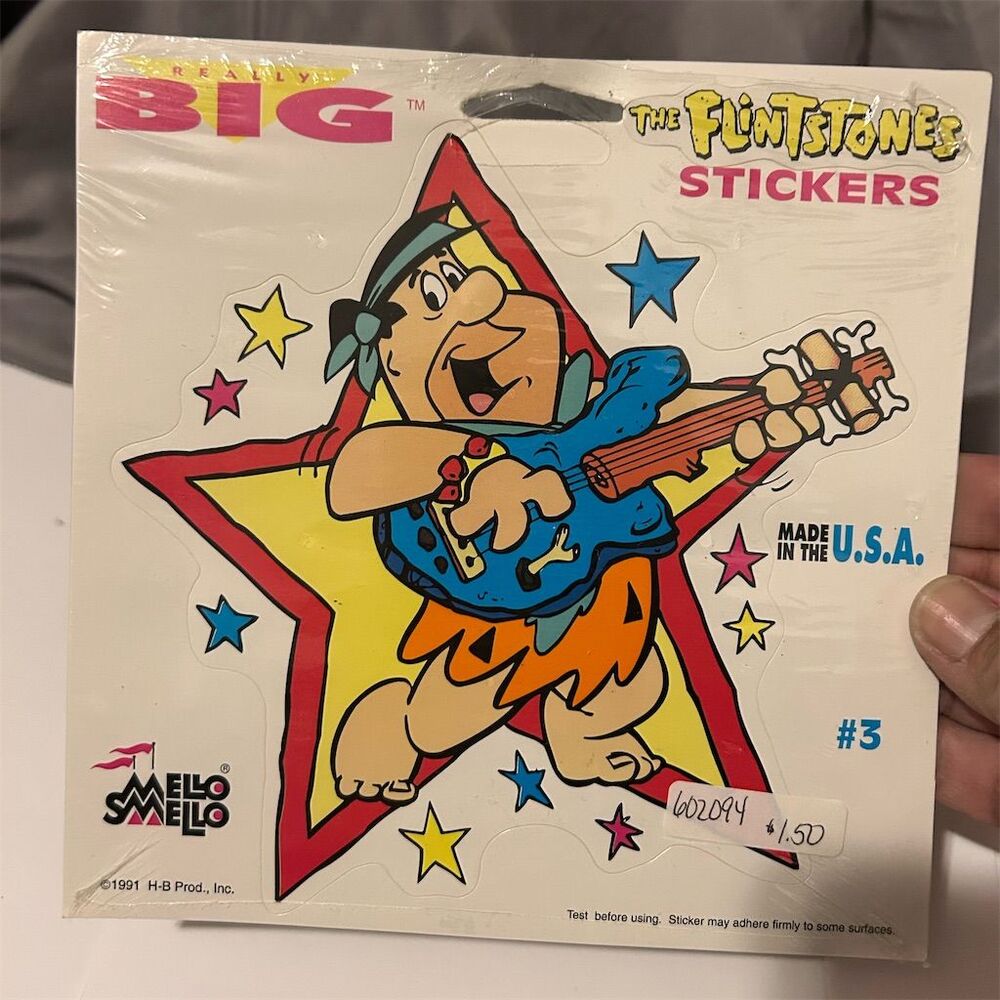 Vintage 1991 Mello Smello The Flintstones  #3 - Fred Flintstone